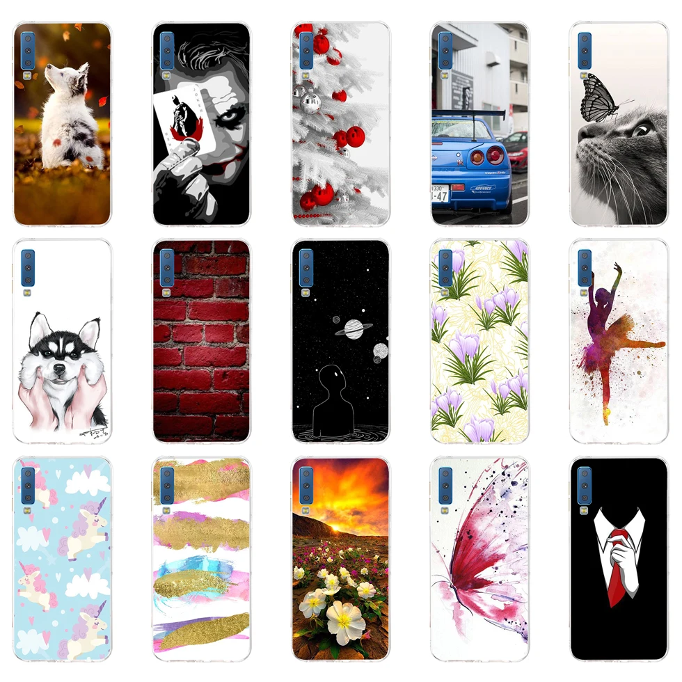 E Custodia In Silicone Per Samsung Galaxy A7 2016 Per Samsung A7 2018 Custodia Protettiva Coque