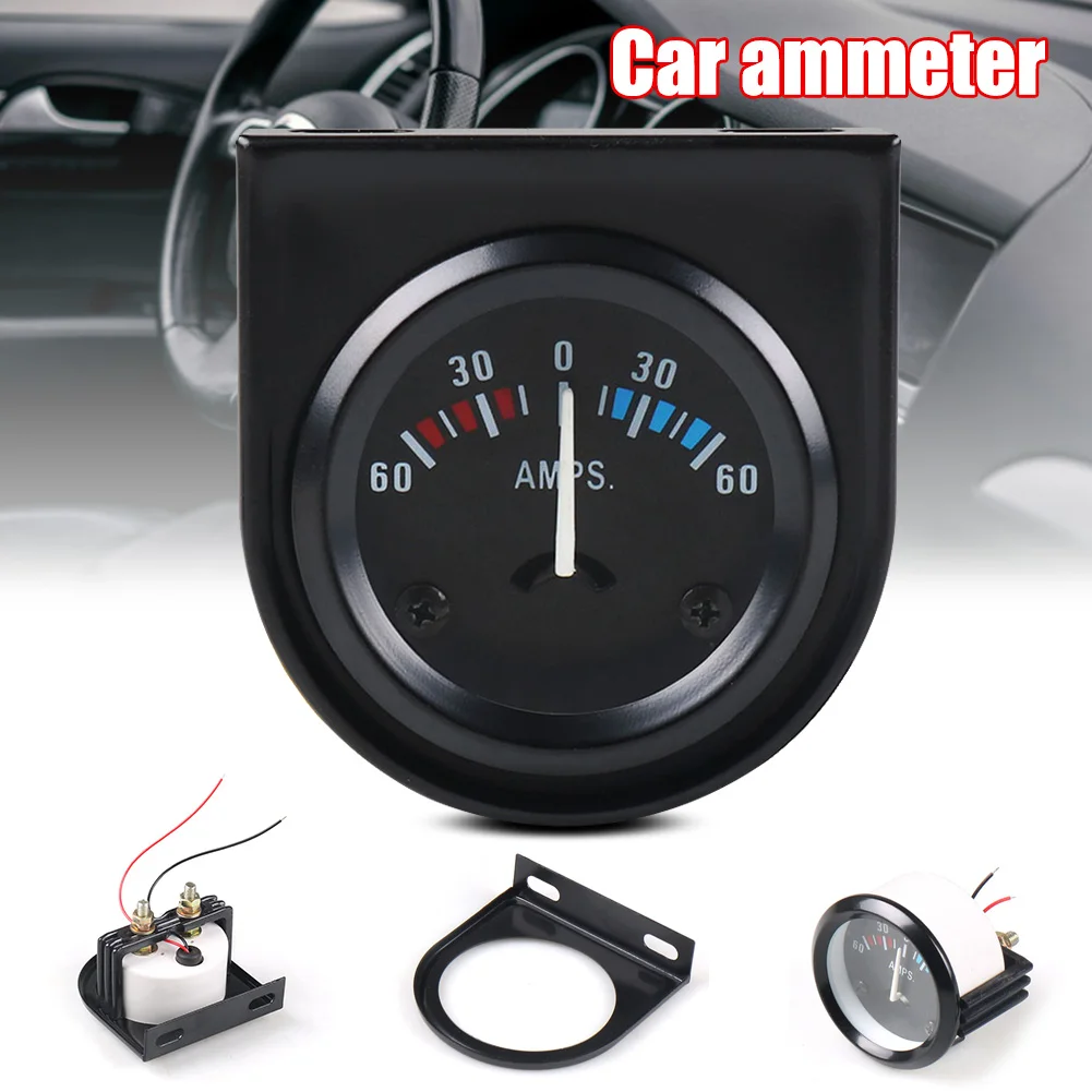 Автомобильный Амперметр 52 мм Запчасти для модификации автомобиля автомобильные