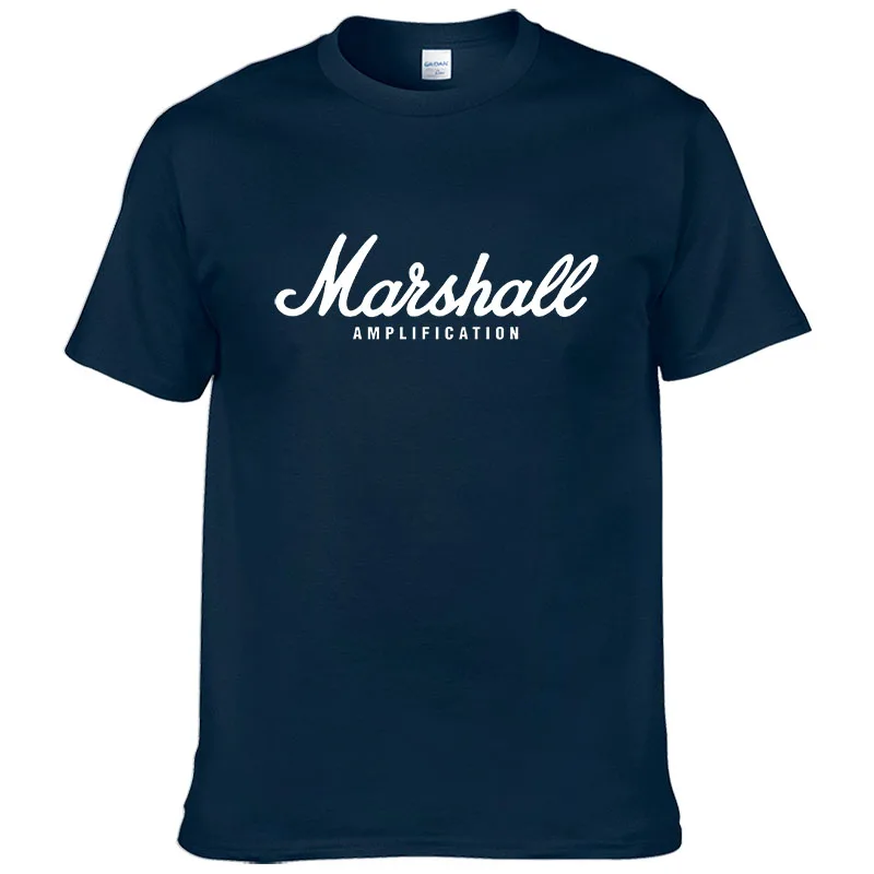 13 Лидер продаж Лето хлопок Marshall футболка для мужчин короткий рукав хип хоп Уличная для фанатов хипстер XS-2XL#220 - Цвет: 13