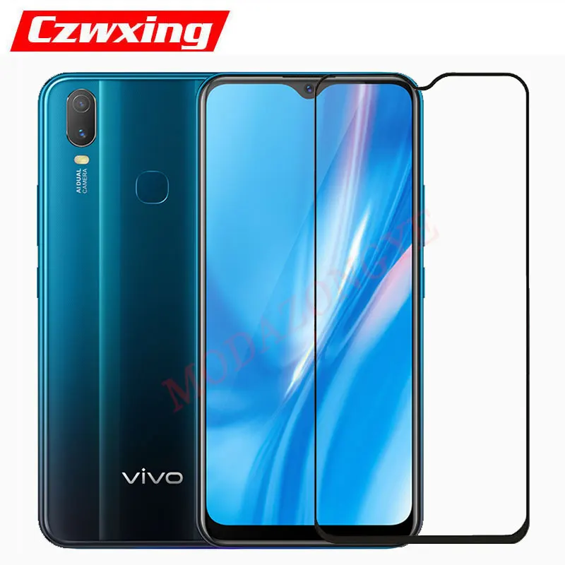 VIVO Y11 стекло полное покрытие экрана протектор VIVO Y12 закаленное стекло для VIVO Y11 Y 11 12 VIVOY12 VIVOY12 защитное стекло