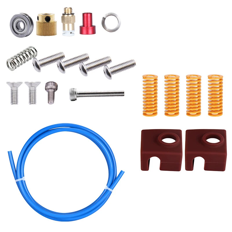 Cr10/Ender 3 экструдер для 3d принтера аксессуары Cr10/Ender 3 улучшенная версия экструдера+ Petg трубка+ пружина+ силиконовый Sl