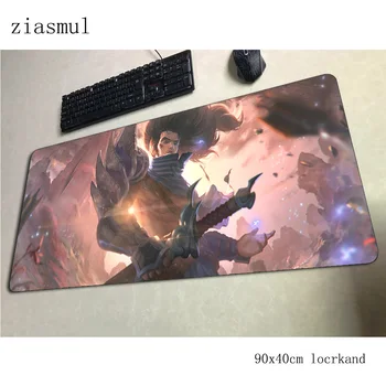 

yasuo mouse pad 90x40cm mousepads cool new best gaming mousepad gamer best large personalized mouse pads keyboard pc pad