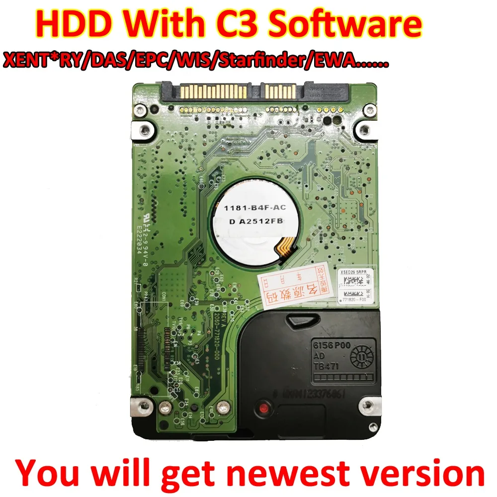 12 MB STAR C4 полное Программное обеспечение XEN/DAS/EPC/WIS/Starfinder/EWA/VEDIAMO/DTS-Monaco в HDD/SSD для диагностики C3 C4 C5