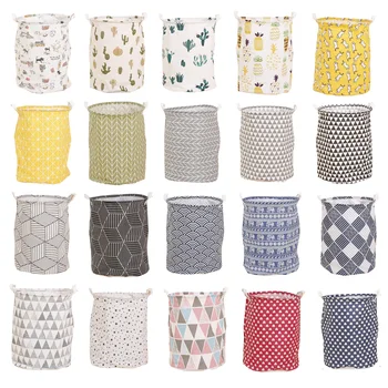 

2020 New Large Folding Laundry Basket Home Sundries Storage Box For Kids Toys Organizers Dirty Clothes Storage basket Barrel