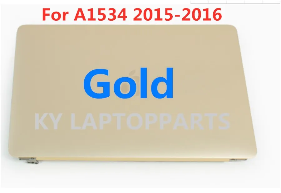 Gold For MacBook Pro Retina A1534 12&quot 2015 2016 661-02248 Screen Display Assembly | Компьютеры и офис