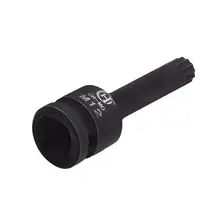 Черный пневматический 1/" Внутренняя 12-угловой рукав 78 мм длиной M8~ M12 CR-MO 12-угловой звездообразная гнездо сливы sheeve 1 шт. высокое качество