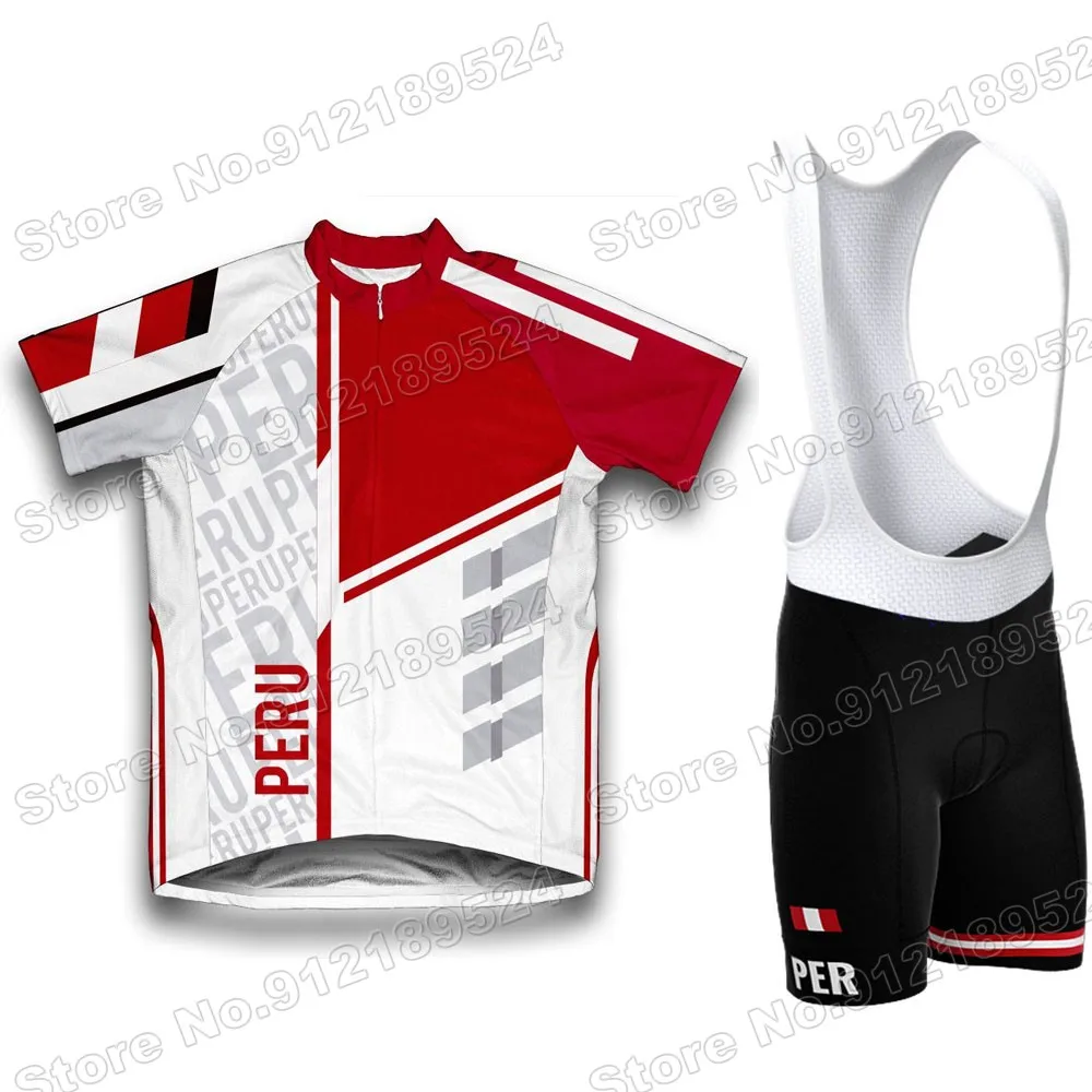 Футболка и шорты для велоспорта перуанская Национальная сборная | Спорт
