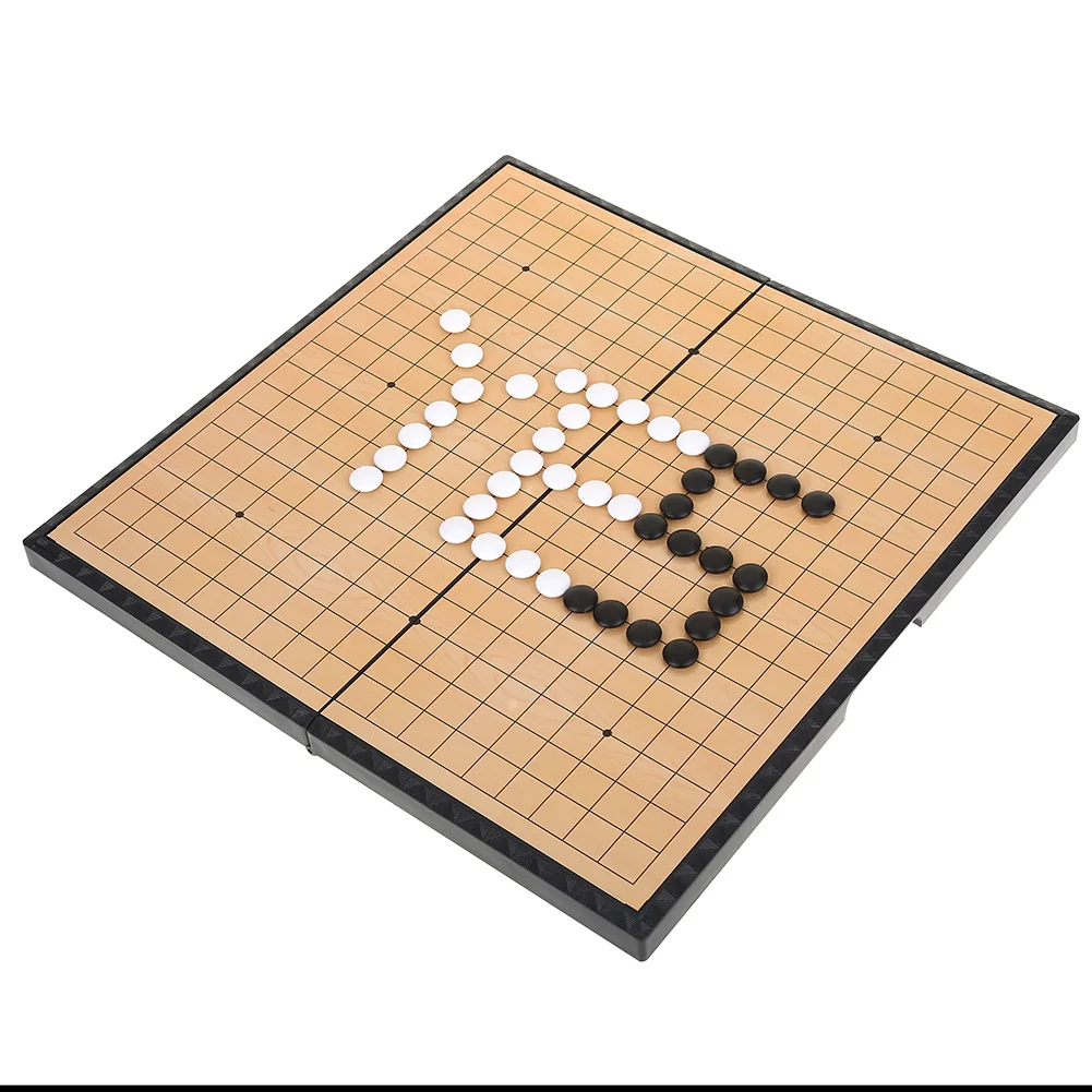Weiqi – jeu de société chinois rétro, Table pliante, magnétique, jeu d'échecs, cadeau
