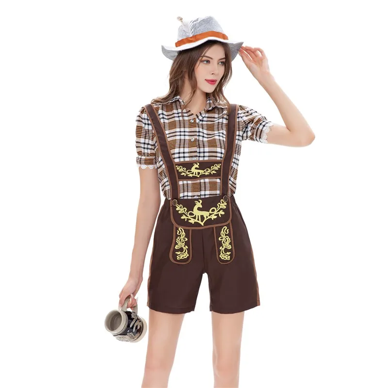 Традиционный Женский костюм для взрослых немецкого Октоберфеста женское платье