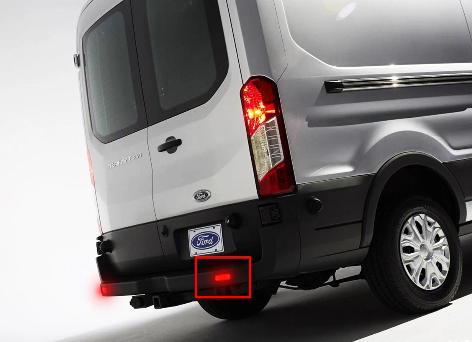 2x красный 24 светодиодный светильник-отражатель заднего бампера для Ford Transit Van Custom Connect 2013