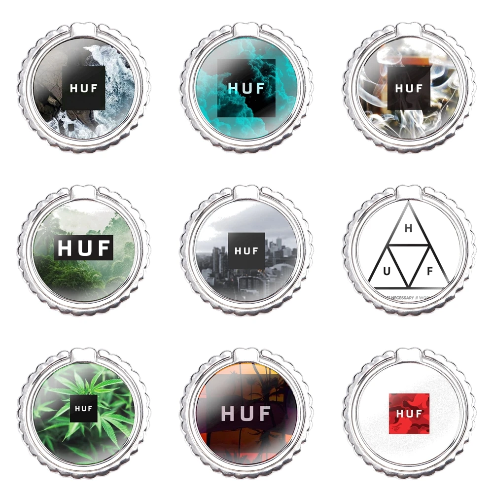 American Skate Brand Huf Hufsf Skateboard Mobile Phone Finger Ring
