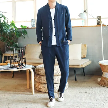 

Easy jacket Korean cardigan T shirt Chinese style suit