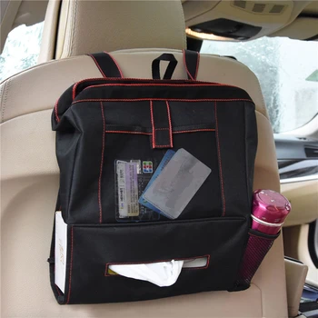 

Car Seat Back Organizer Garbage Bag Multi Pocket Hanging Pouch Car Organizer Accessories