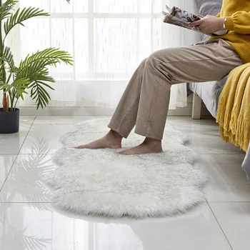 

60x180CM Faux Fur Area Rug Nordic Style Long Plush Carpets Shaggy Mats Pads For Living Room Bedroom Sofa Floor Supplies Products