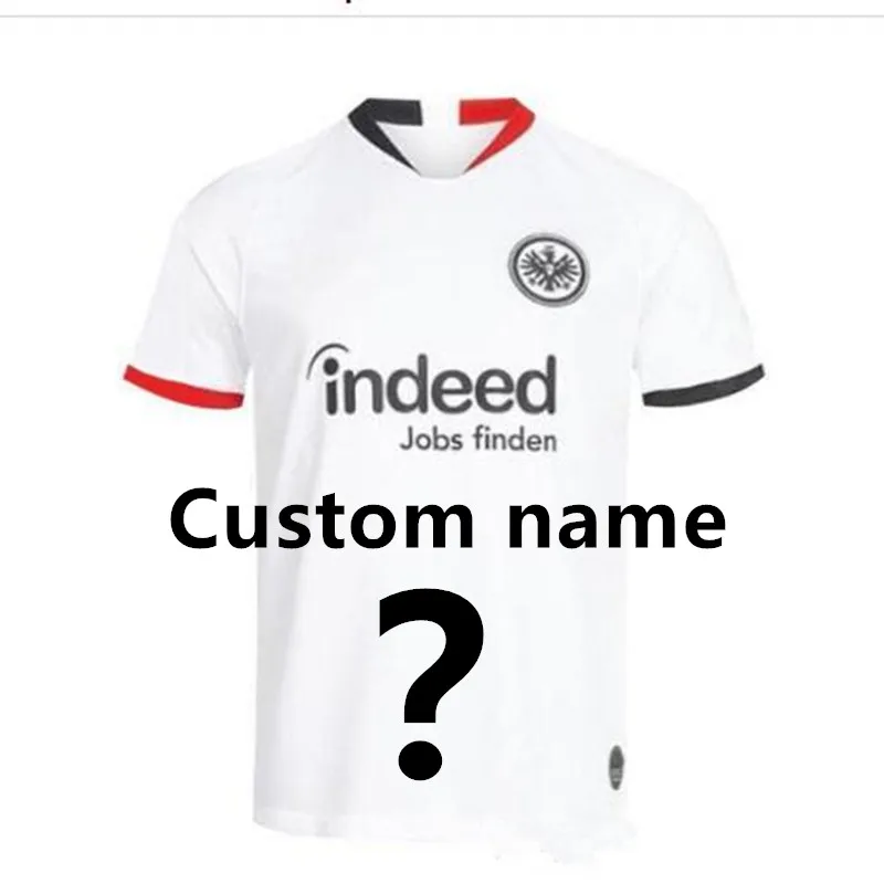 Eintracht Frankfurt футбольная Майка домашняя 19 20 Frankfurt Europa League HALLER KOSTIC JOVIC REBIC футбольные майки - Цвет: shirt3