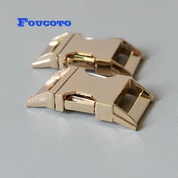 

200pcs/lot metal release buckles hardware belt clip buckle 25mm webbing for dog collar paracord camping sewing dog accessories