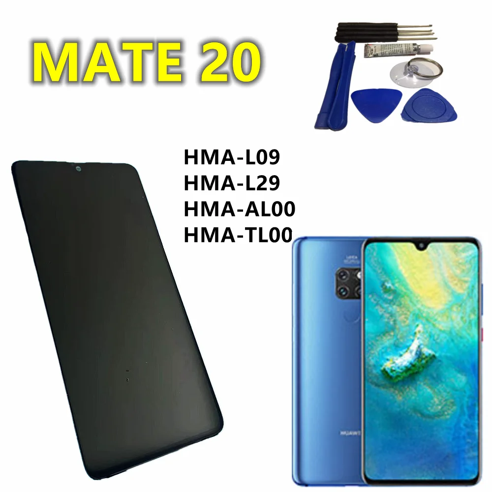 Оригинальный ЖК-дисплей для HUAWEI Mate 20 сенсорный экран дигитайзер в сборе замена