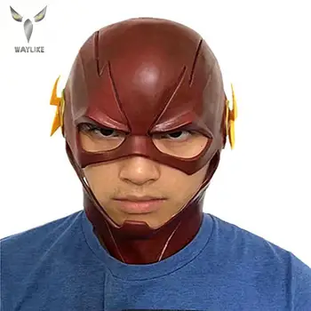 Ceny Waylike Halloween The Flash Allen Maski Superhero Maska Kask Cosplay Prop Film Kapitan Ameryka Wojny Domowej Maski Lateksowe Party