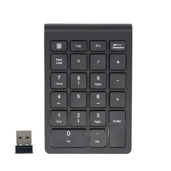 

2.4G/Bluetooth 3.0 Number Pad Wireless 22 Keys Multi-Function Numeric Keypad Laptop PC Keyboard