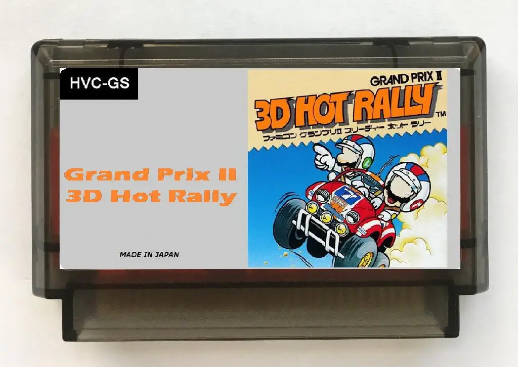 F @ Micom Grand Prix Ii 3D Hot Rally Giapponese (Emulato Fds) Cartuccia Di Gioco Per Console Fc