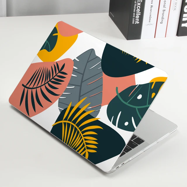 3D Print Abstract Leaves Laptop Case For Macbook Air 13 A2337 A2338 2020 M1 Chip Pro 14 15 A2442 A2289 Mac Pro 16 A2141 A2485 MM495-sj-TM
