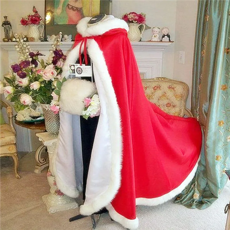 На заказ модный атласный плащ с капюшоном зимний свадебный Средневековый