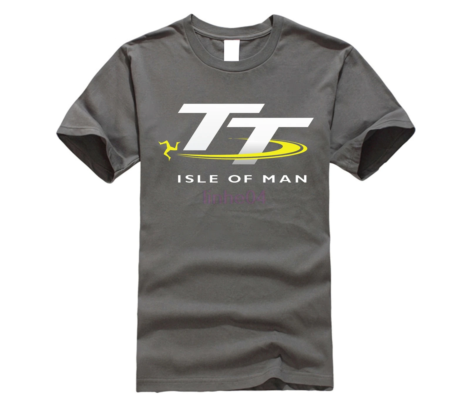 Пользовательские рабочие футболки Isle Of Man TT мотоцикл мужской Предварительно хлопок короткая футболка с принтом мужские футболки мода