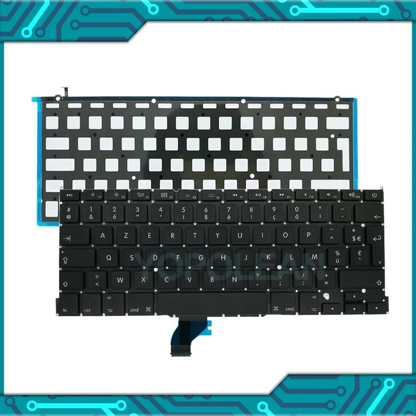 Клавиатура AZERTY для Macbook Pro Retina 13 дюймов A1502 французская с подсветкой 2013 2014 2015
