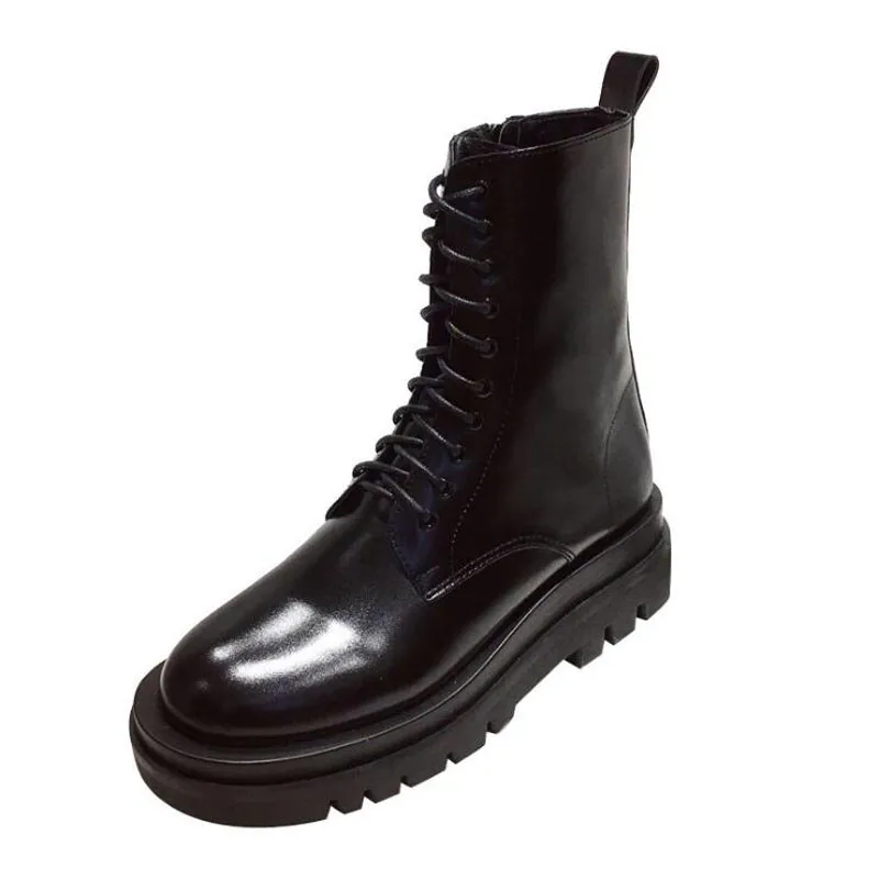 Boots Female women shoes Autumn British Wind Genuine Leather Thick With Short Boots Motorcycle Martin shoes Boots Female women shoes Autumn British Wind Genuine Leather Thick With Short Boots Motorcycle Martin shoes