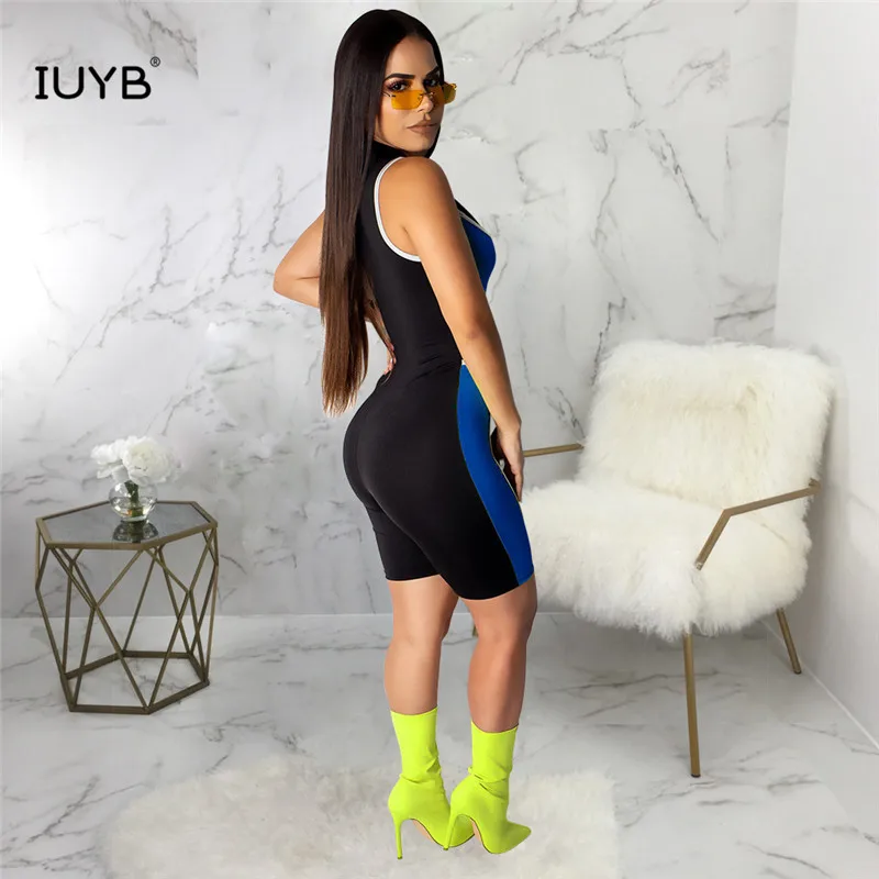 IUYB SMR9328 эластичное боди брюки сексуальные Клубные игровые костюмы сексуальные трусы с длинными рукавами удобный комбинезон на молнии