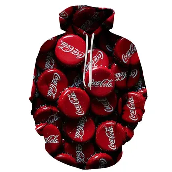 

New 2020 3D одежда printed sports casual beer hoodie men's bubble beer hoodie толстовка мужская