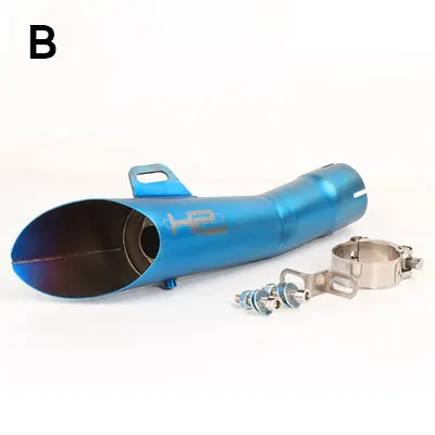 B Универсальный Akrapovic выхлопной мотоцикл hp трубы Escape Moto DB убийца GP глушитель скутер для YAMAHA R6 gz125 ATV Dirt Bike KTM390 - Цвет: B