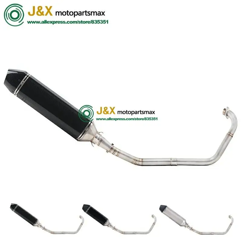 Полная выхлопная система мотоцикла Escape slip on для yamaha YZF R15 MT15 MT-15 2008- средняя труба глушителя DB-Killer