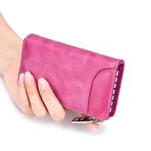 Натуральная кожа для мужчин и женщин, Автомобильный ключ, сумка, кошелек, чехол, ключница, брелок, чехол на молнии, держатель для карт, ключ, органайзер, кошелек для монет, QB63