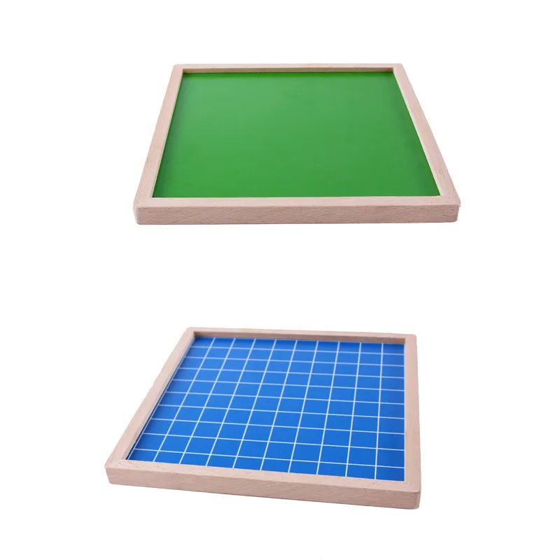 

Montessori Teaching Aids Montessori with Numbers Teaching Aids Building Blocks 1-100 Mathematical Teaching Aids Board Unisex One