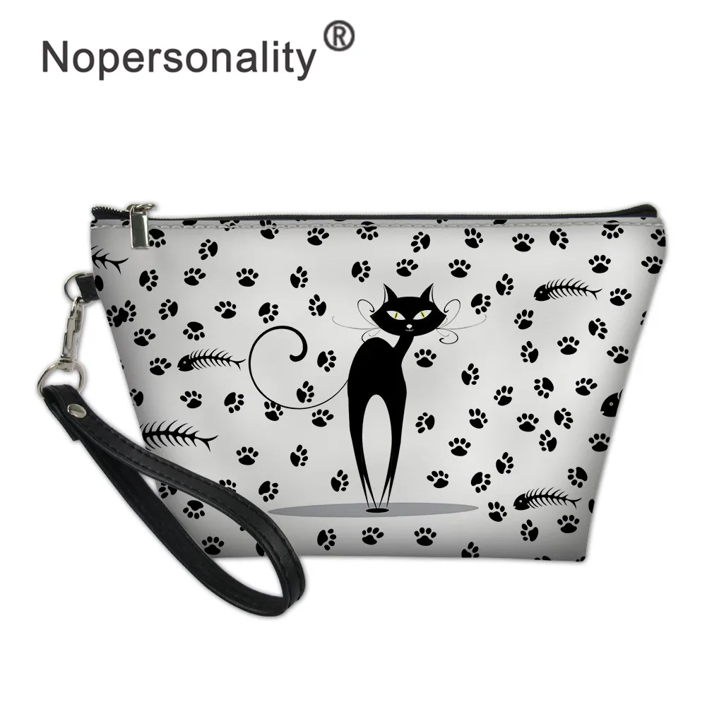 Nopersonality, Косметичка-органайзер, Сумка с рисунком кота из мультфильма, Женская дорожная косметичка, портативная Сумочка, косметичка для женщин - Цвет: CC3410Z8