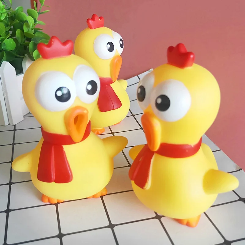 Курица детские игрушки кричащий цыпленок резиновые вентилируемые игрушки декомпрессионный инструмент гаджеты детские игрушки