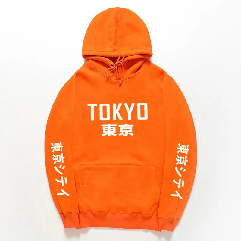 Новая мода off white мужские толстовки Харадзюку толстовки с капюшоном с принтом города Токко пуловер Толстовка в стиле хип-хоп Уличная одежда Размер S-3XL