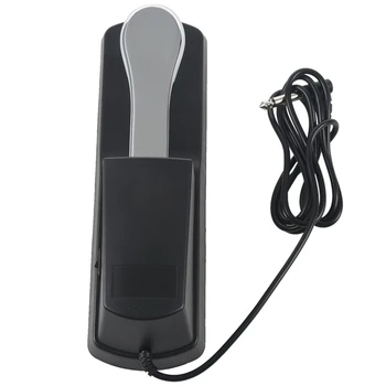 

Electric Piano Sustain Damper Pedal Keyboard Instrument Organ Sustain Pedal Silver