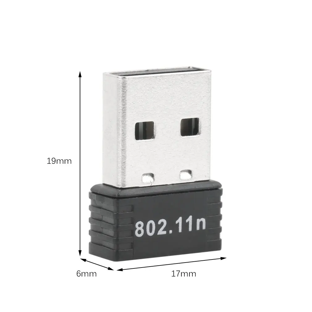 Мини USB Wifi адаптер 1 шт. беспроводная антенна Wi Fi Dongle N 802 11 B/ G /n с высоким