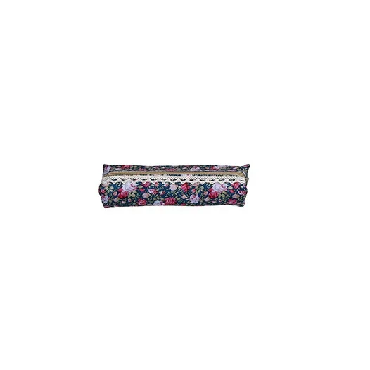 19x4x4.2cm E 2 размера, элегантный фетровый кошелек в лесном стиле для девушек, милый Длинный кошелек на молнии с цветочным принтом, чехол для ручек для студентов, маленькая сумка для канцелярских принадлежностей - Цвет: 19x4x4.2cm E