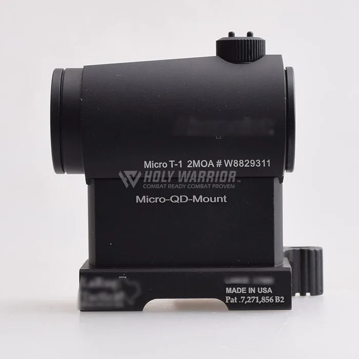 HolyWrrior AlmpoInt Tactical Dot Sight Mini 1X24 T1 Rifescope Sight Illuminated Sniper Red Green Dot Sight With Quick Release