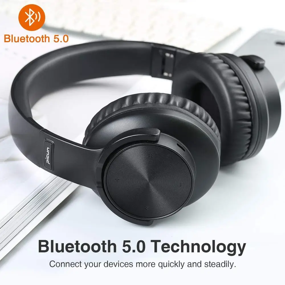 B8 Bluetooth 5,0 наушники 40H время воспроизведения сенсорное управление Беспроводные наушники с микрофоном над ухом наушники TF гарнитура для телефона ПК
