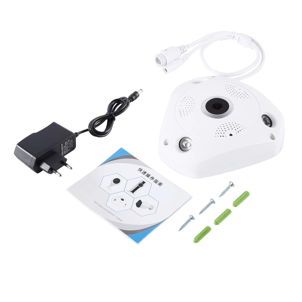 3D VR камера 360 градусов панорамная IP камера 960P 1.3MP для рыбий глаз беспроводная Wi-Fi камера IP SD слот для карты Мульти режим просмотра