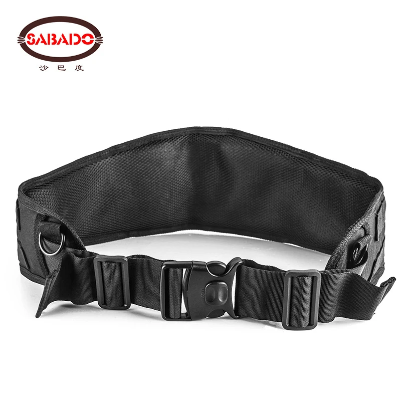 BLACK-switch buckle Военная игра тактическая армейская военная техника страйкбол нейлон Молл талии боевой нагрузки подшипник патруль пояс широкие пояса Универсальный - Цвет: BLACK-switch buckle