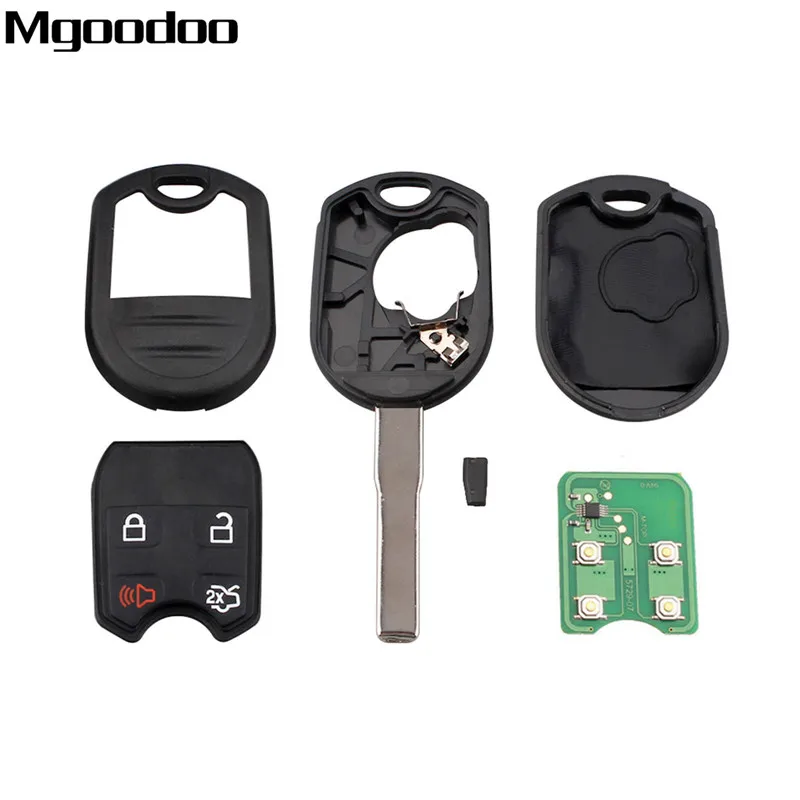 4 кнопочный смарт ключ для автомобиля без ключа Ford Escape Fiesta Focus Transit Connect C Max с чипом