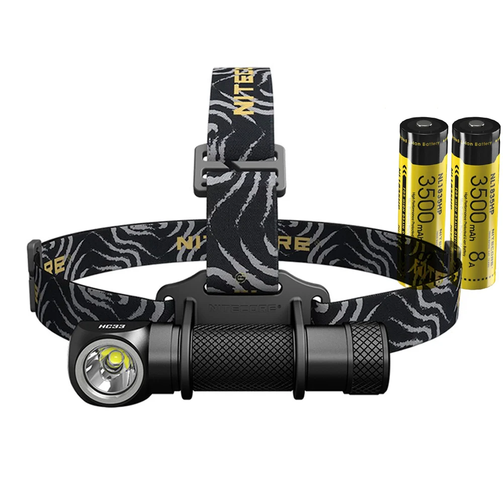 HC33 NL1835HP x 2 Новинка, 8 режимов работы, наружные фары NITECORE HC33, портативные фары CREE XHP35 HD, максимальная мощность 1800 люменов, проекция луча - Испускаемый цвет: HC33 NL1835HP x 2