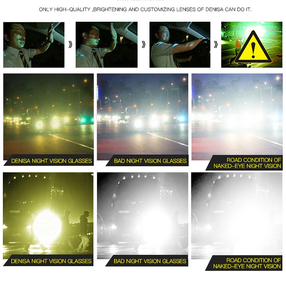 VIVIBEE Men Photochromic Night Vision Sunglasses Color Change Transition Yellow Big Sun Glasses Oversized Polarized_voghion.com