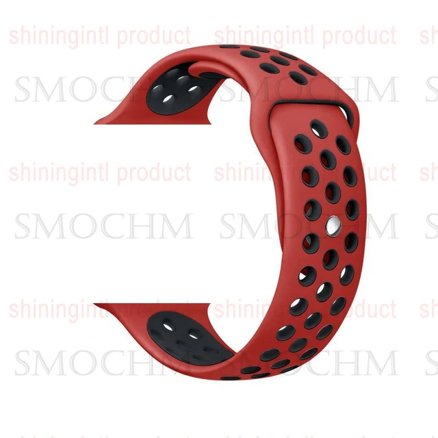 red and black Smochm IWO 10 gps часы Bluetooth умные часы спортивные Смарт часы Обновлено IWO 9 Беспроводное зарядное устройство для iPhone Android - Цвет: red and black
