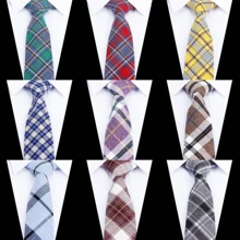 Женский Галстук, классический мужской клетчатый галстук, повседневный милый Радужный костюм, галстук-бабочка, мужские хлопковые Узкие галстуки, цветные галстуки